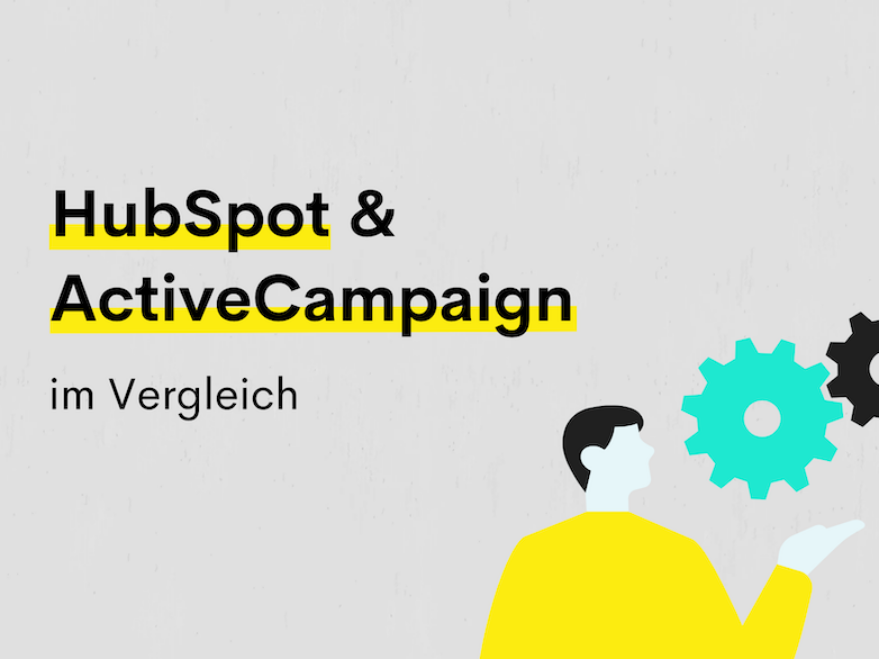 Beitragsbild HubSpot ActiveCampaign Vergleich