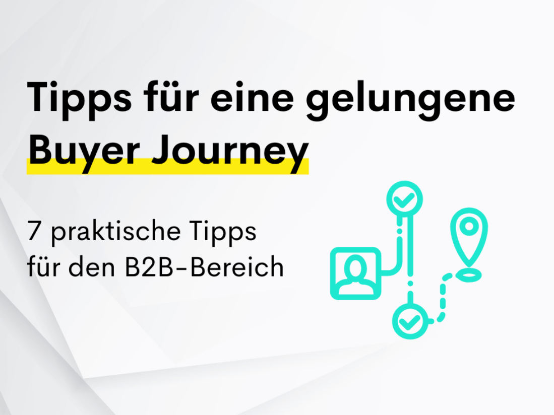 Tipps fuer eine gelungene Buyer Journey