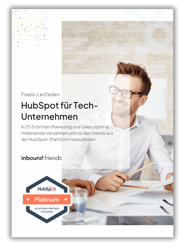 E-Book HubSpot fuer Tech-Unternehmen Mockup