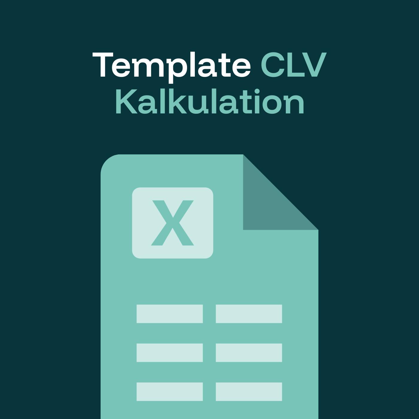 Teaser für CLV Kalukationssheet